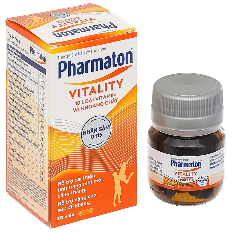 Thực phẩm bảo vệ sức khoẻ: Pharmaton Vitality - 